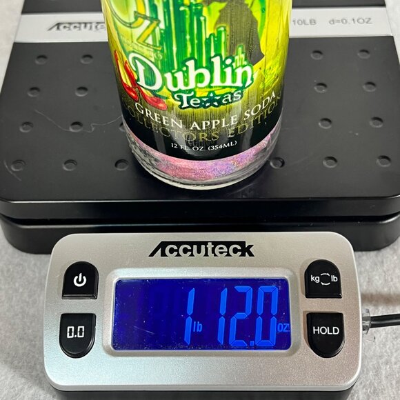 Oz Dublin Texas Green Apple Soda Collectors Edition Bottle Decorative Sand Art - Picture 11 of 11